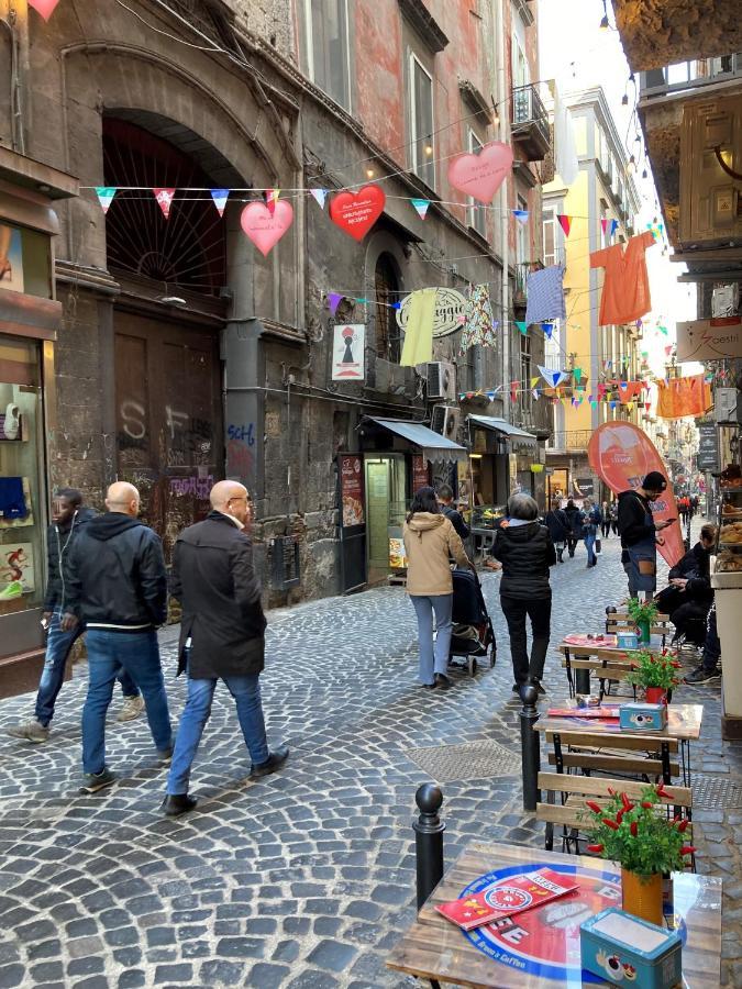 La Casa Blu Nel Cuore Storico Di Napoli Екстер'єр фото
