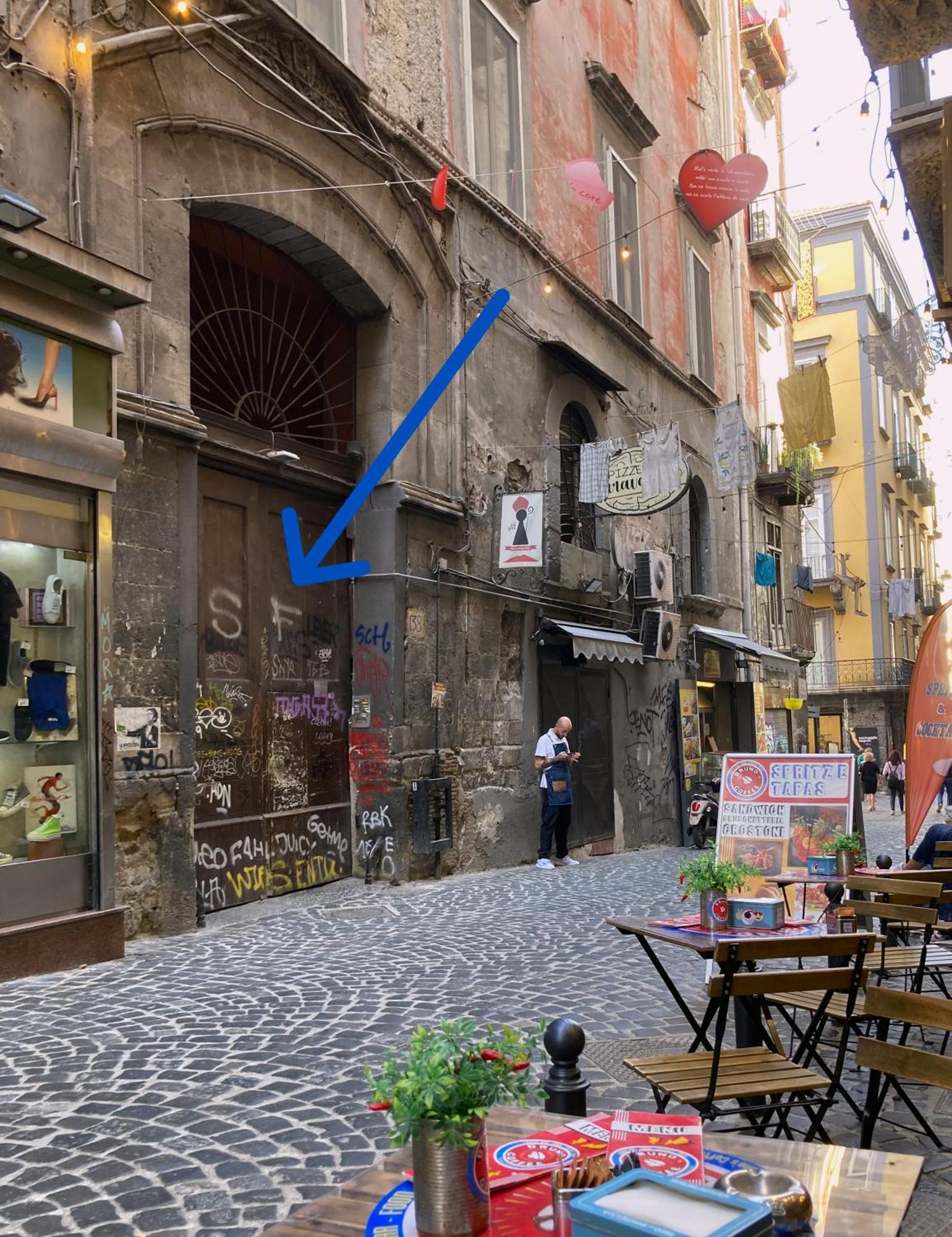 La Casa Blu Nel Cuore Storico Di Napoli Екстер'єр фото