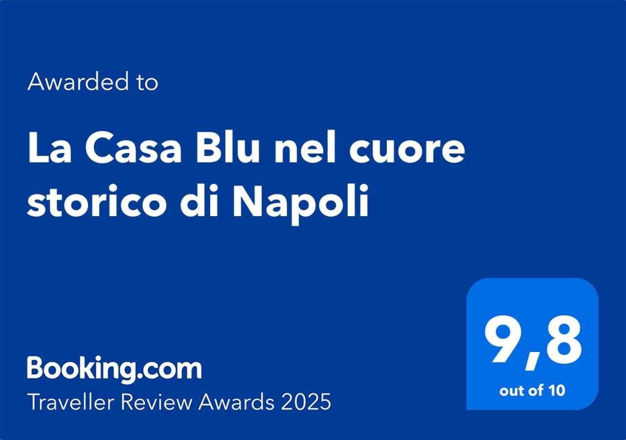 La Casa Blu Nel Cuore Storico Di Napoli Екстер'єр фото